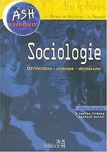 Image du vendeur pour Sociologie dfinitions mis en vente par Dmons et Merveilles