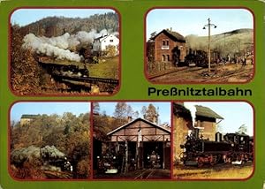 Bild des Verkufers fr Ansichtskarte / Postkarte Schmalspurbahn Wolkenstein Jhstadt, Prenitztalbahn, Steinbach, Mayer Lokomotive IV K zum Verkauf von akpool GmbH