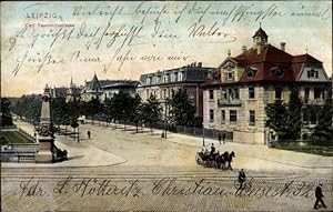 Ansichtskarte / Postkarte Leipzig in Sachsen, Carl Tauchnitzstraße, Villen