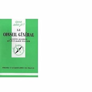Seller image for Le conseil gnral for sale by Dmons et Merveilles