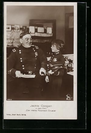 Seller image for Ansichtskarte Schauspieler Jackie Coogan in Der kleine Robinson Crusoe for sale by Bartko-Reher