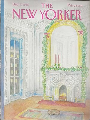 The New Yorker Magazine December 9, 1985 Iris Van Rynbach Cover, Roger Angell