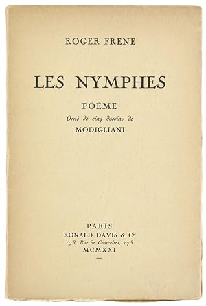 Les Nymphes. [Poème. Orné de cinq dessins de Modigliani.]