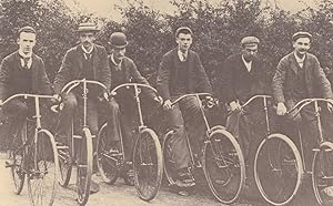 Welsh Old Bicycles Cycling Bike Vintage 1970s Postcard