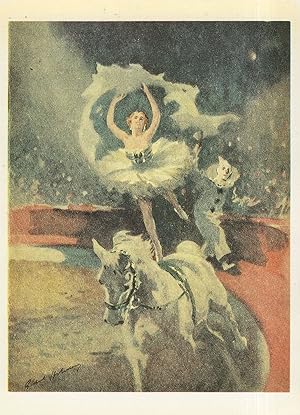 Bertram Mills Circus 1933 Theatre Programme London Postcard