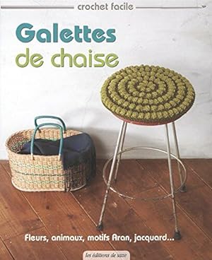 Image du vendeur pour Galettes de chaises : Fleurs animaux motifs Aran jacquard mis en vente par Dmons et Merveilles