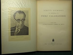 Scritti Giuridici in memoria di Piero Calamandrei