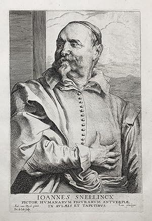 Bild des Verkufers fr Ioannes Snellincx" - Jan Snellinck (1548-1638) Flemish painter Maler peintre Portrait zum Verkauf von Antiquariat Steffen Vlkel GmbH