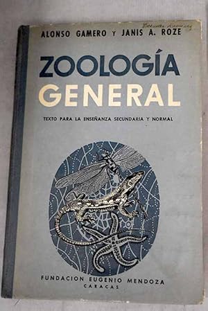 Bild des Verkufers fr Texto de zoologa general zum Verkauf von Alcan Libros