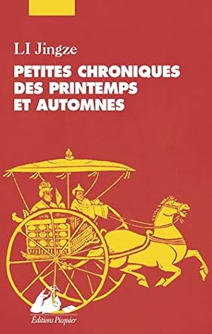 Seller image for Petites Chroniques des Printemps et Automnes for sale by Dmons et Merveilles