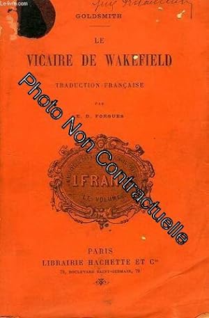 Seller image for Le Vicaire De Wakefield for sale by Dmons et Merveilles