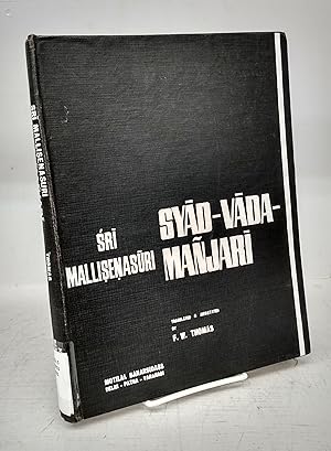 Seller image for Syad-Vada-Manjari: The flower-spray of the Quodammodo doctrine for sale by Attic Books (ABAC, ILAB)