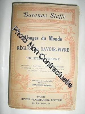 Seller image for Usages Du Monde Rgles Du Savoir-Vivre Dans La Socite Moderne for sale by Dmons et Merveilles