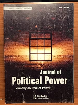 Imagen del vendedor de Journal of Political Power: Volume 13, Issues 1-3, October 2020 a la venta por Rosario Beach Rare Books