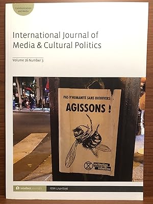 Imagen del vendedor de International Journal of Media and Cultural Politics: Vol 16, No. 3, 2020 a la venta por Rosario Beach Rare Books