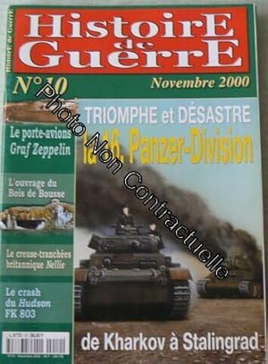 Imagen del vendedor de Histoire De Guerre N10 - Triomphe Et Desastre La 16. Panzer Division a la venta por Dmons et Merveilles