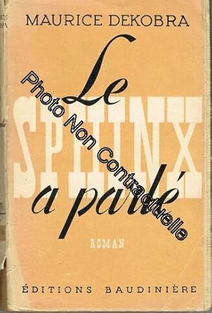 Seller image for Le Sphinx A Parle for sale by Dmons et Merveilles