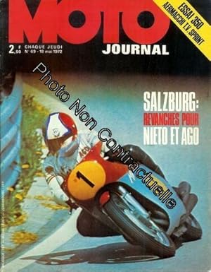 Seller image for Moto Journal N 69 : Salzburg: Revanche Pour Nieto Et Ago / Essai 350 Aermacchi Tv Sprint for sale by Dmons et Merveilles