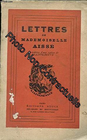 Imagen del vendedor de Lettres de mademoiselle aisse a madame calandrini a la venta por Dmons et Merveilles