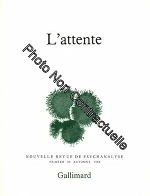 Image du vendeur pour Nouvelle revue de psychanalyse no 34 : L'attente mis en vente par Dmons et Merveilles