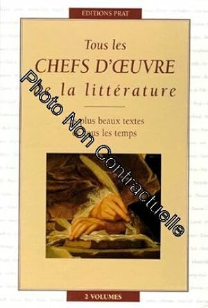 Tous Les Chefs-D'oeuvre De La Litterature Coffret 2 Volumes : Volume 1 Le Livre Des Livres - Volu...