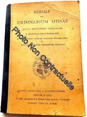 Seller image for Kyriale Seu Ordinarium Missae N636c De 1924 for sale by Dmons et Merveilles