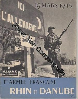 19 mars 1945. 1re Armée française : Rhin et Danube. Reportage réalisé par Pik