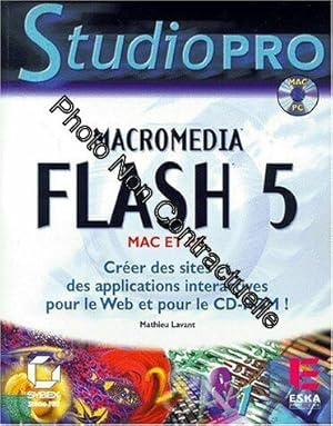 Image du vendeur pour Flash 5 : macromedia ; Mac et PC mis en vente par Dmons et Merveilles