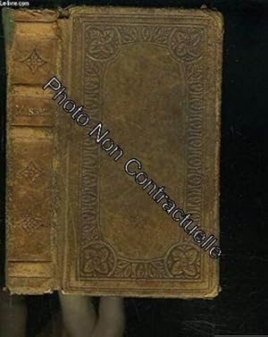 Seller image for MISSEL DE LA SAINTE ECRITURE CONTENANT LES PRIERES LES PLUS USUELLES LE PROPRE DU TEMPS ET DES SAINTS LA MESSE DE MARIAGE D'ENTERREMENT for sale by Dmons et Merveilles