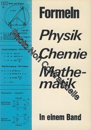 Seller image for Formeln. Physik Chemie Mathematik in einem Band for sale by Dmons et Merveilles