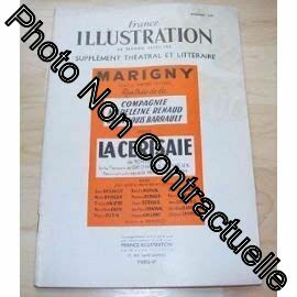 Bild des Verkufers fr France illustration supplment thtral et littraire n 164 : La cerisaie de Tchekhov. Mise en scne de la Compagnie Renaud-Barrault au thtre Marigny. 4e trimestre 1954. (Thtre Priodiques Periodicals) zum Verkauf von Dmons et Merveilles