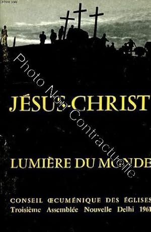 Imagen del vendedor de Jesus-christ lumiere du monde conseil oecumenique des eglises 3e assemblee nouvelle delhi 1961 a la venta por Dmons et Merveilles