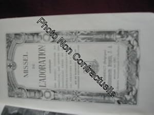 Imagen del vendedor de Missel de l'adoration a la venta por D�mons & Merveilles