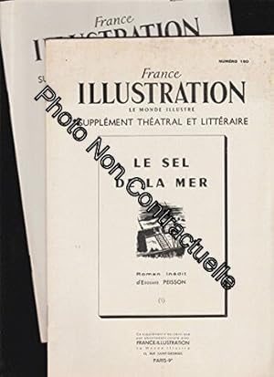 Seller image for France Illustration le monde illustr supplment Thatral et Littraire N 160 et 161 de 1954 - LE SEL DE LA MER (2/2 fascicules) for sale by Dmons et Merveilles