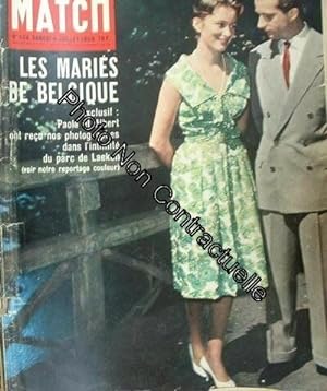 Seller image for PARIS MATCH - LES MARIES DE BELGIQUE - 534 for sale by Dmons et Merveilles