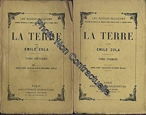 Image du vendeur pour La terre. En 2 volumes. (Les Rougon-Macquart). 1924-1931. (Littrature) mis en vente par Dmons et Merveilles