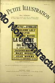 Bild des Verkufers fr La Petite illustration thtrale N 138 : La galerie des glaces pice d'Henry Bernstein. Cre en 1924 au thtre du Gymnase avec Charles Boyer et Sylvie. La Petite Illustration. Thtre. 28 mars 1925. (Thtre Priodique) zum Verkauf von Dmons et Merveilles