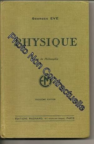 Seller image for PHYSIQUE Classe de Philosophie for sale by Dmons et Merveilles