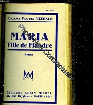 Seller image for Maria fille de flandre for sale by Dmons et Merveilles