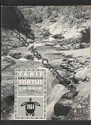 Tarif 1964 produits Tortue « La Soie » articles de pêche