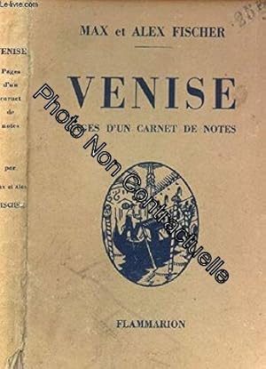 Seller image for Venise pages d'un carnet de notes for sale by Dmons et Merveilles