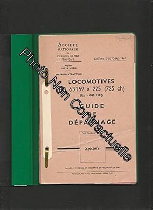 Seller image for Locomotives BB 63159  22 (725 ch) - (Ex - 040 DE) - Guide de dpannage dition d'octobre 1961 for sale by Dmons et Merveilles