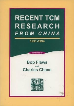 Immagine del venditore per Recent Tcm Research from China venduto da WeBuyBooks