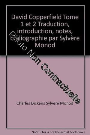 Image du vendeur pour David Copperfield Tome 1 et 2 Traduction introduction notes bibliographie par Sylvre Monod mis en vente par Dmons et Merveilles