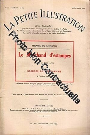 Imagen del vendedor de La Petite illustration thtrale N 264 : Le marchand d'estampes drame de Georges de Porto-Riche. La Petite Illustration. Thtre. 13 septembre 1930. (Thtre Priodiques Periodicals) a la venta por Dmons et Merveilles