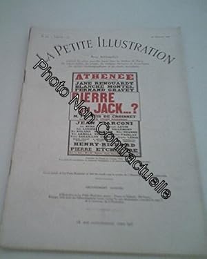 Seller image for La Petite illustration thtrale N 291 : Pierre ou Jack comdie de Francis de Croisset. Cre en mars 1931 au thtre de l'Athne. 20 fvrier 1932. (Thtre Priodiques Periodicals) for sale by Dmons et Merveilles