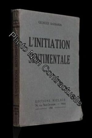 Seller image for L'initiation sentimentale for sale by Dmons et Merveilles