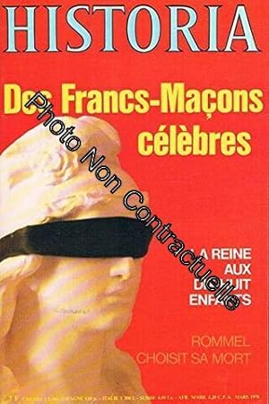 Image du vendeur pour HISTORIA N? 376 du 01-03-1978 ROMMEL CHOISIT SA MORT PAR DECAUX - MARIE-CAROLINE PAR ERLANGER - MON ALEXANDRE DUMAS PAR KESSEL - LES 400 JOURS DE LEON BLUM PAR CHASTENET - AUX ASSISES DE TROYES - LE REDOUTABLE CLAUDE GUEUX PAR DES CHAFFONS - COSIMA SE DONNE A WAGNER PAR MISTLER - LE TEMPS DES TICKETS PAR MENDES-FRANCE - LE PLUS VIEUX CODE DU MONDE PAR BOTTERO - IL Y A 25 ANS - STALINE EST-IL MORT DE COLERE PAR DESTAING - POUR NAPOLEON LA FIN DE LA GUERRE ECLAIR PAR TULARD - DES FRANCS- mis en vente par Dmons et Merveilles