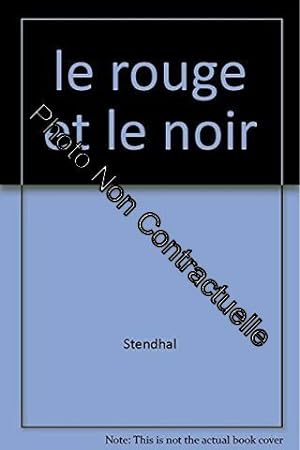 Imagen del vendedor de Stendhal. Le Rouge et le noir : . Prface et notes de Victor Del Litto a la venta por Dmons et Merveilles