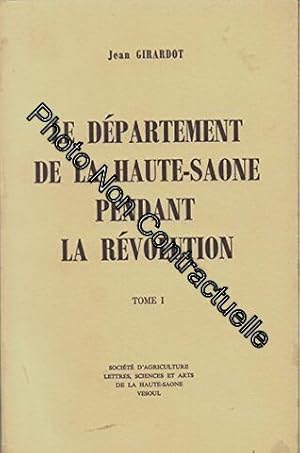Imagen del vendedor de Le dpartement de la haute-savoie pendant la rvolution / tome 1 a la venta por Dmons et Merveilles
